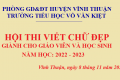 Hội thi “Viết chữ đẹp” trường Tiểu học Võ Văn Kiệt