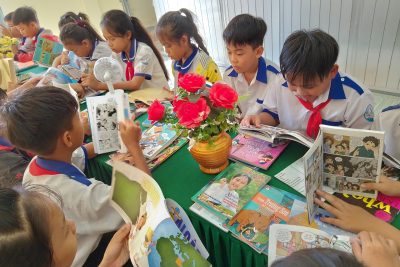 Ngày sách và Văn hóa đọc Việt Nam năm 2024 tại trường Tiểu học Võ Văn Kiệt