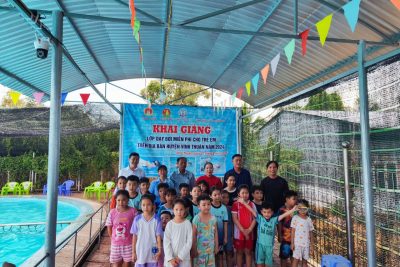 Khai Giảng lớp Dạy Bơi miễn phí cho trẻ em trên địa bàn huyện Vĩnh Thuận năm 2024